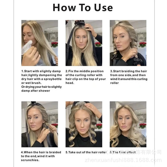 Ensemble de bonnets de couchage en Satin de soie, + 2 bigoudis sans chaleur, couvre-chef pour cheveux bouclés naturels, soins capillaires longs, outil de bouclage ondulé