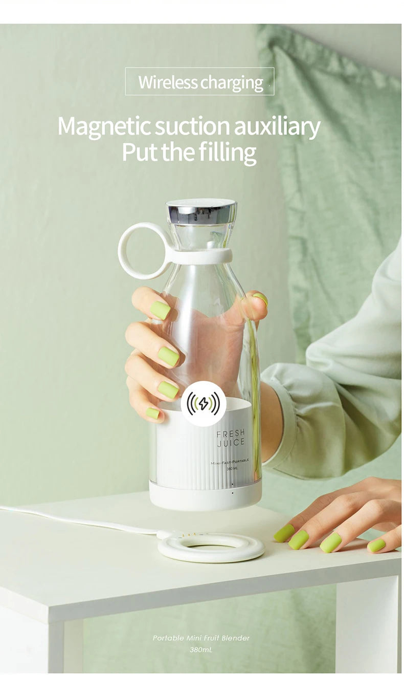 Mini presse-agrumes électrique Portable, mélangeur de fruits Usb, mélangeur de fruits, aliments, Milkshake, Machine multifonction pour jus