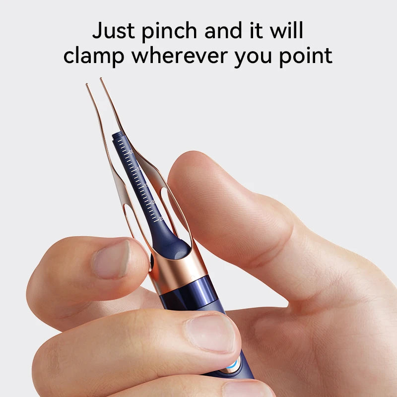 Nettoyeur de cire d'oreille visuel intelligent amélioré avec caméra, Endoscope HD 800W, outil de nettoyage visuel multifonctionnel d'oreille, comprend un stockage