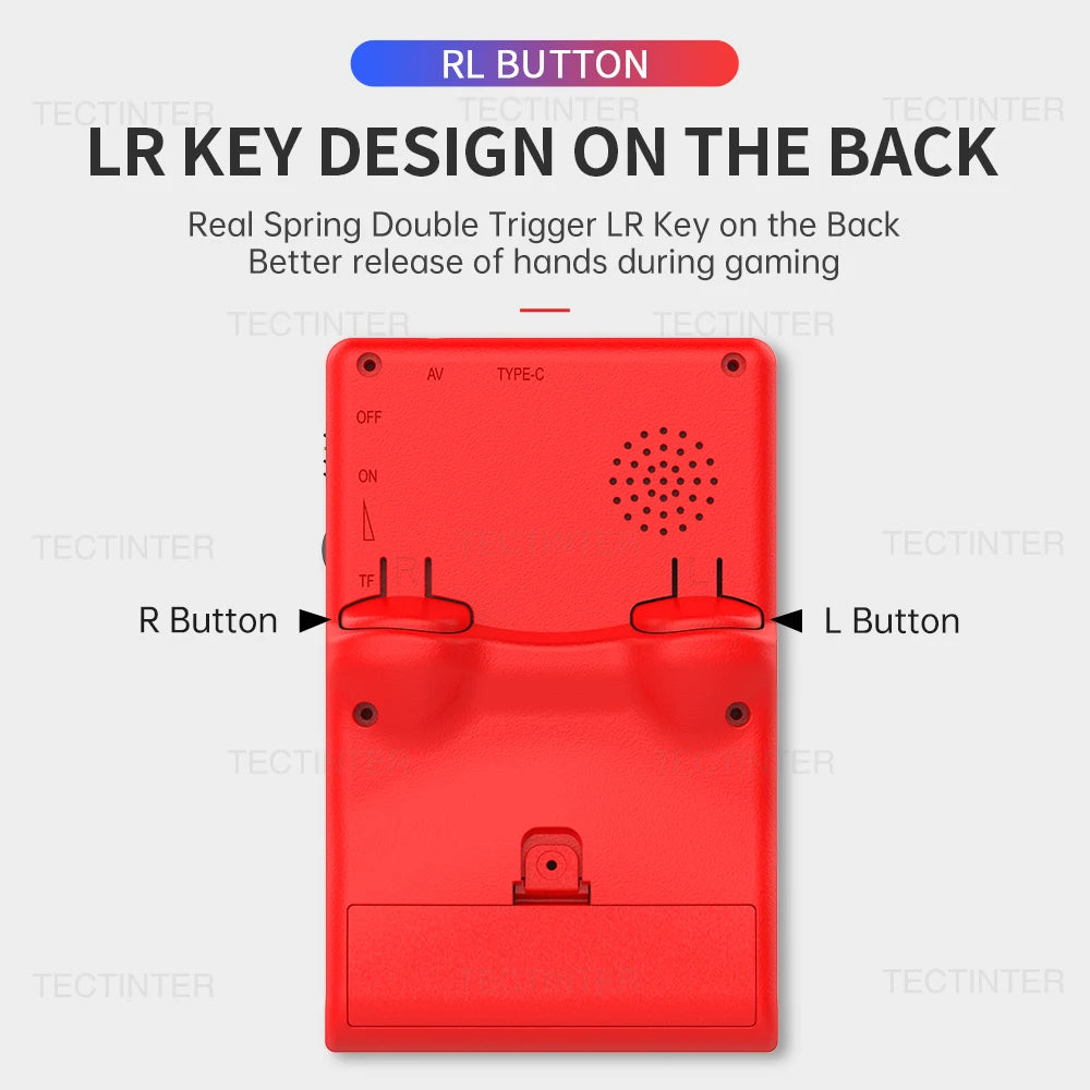 GB300 lecteur de jeu Portable 3.0 pouces écran TV Console de jeu vidéo sortie AV Console de jeu rétro intégré 8G 6000 + jeux