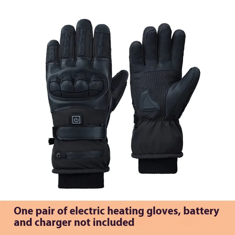 Gants chauffants électriques 5-7.4V hiver gants de moto imperméables chauds hommes femmes neige gants de cyclisme chauds temps froid conduite vélo