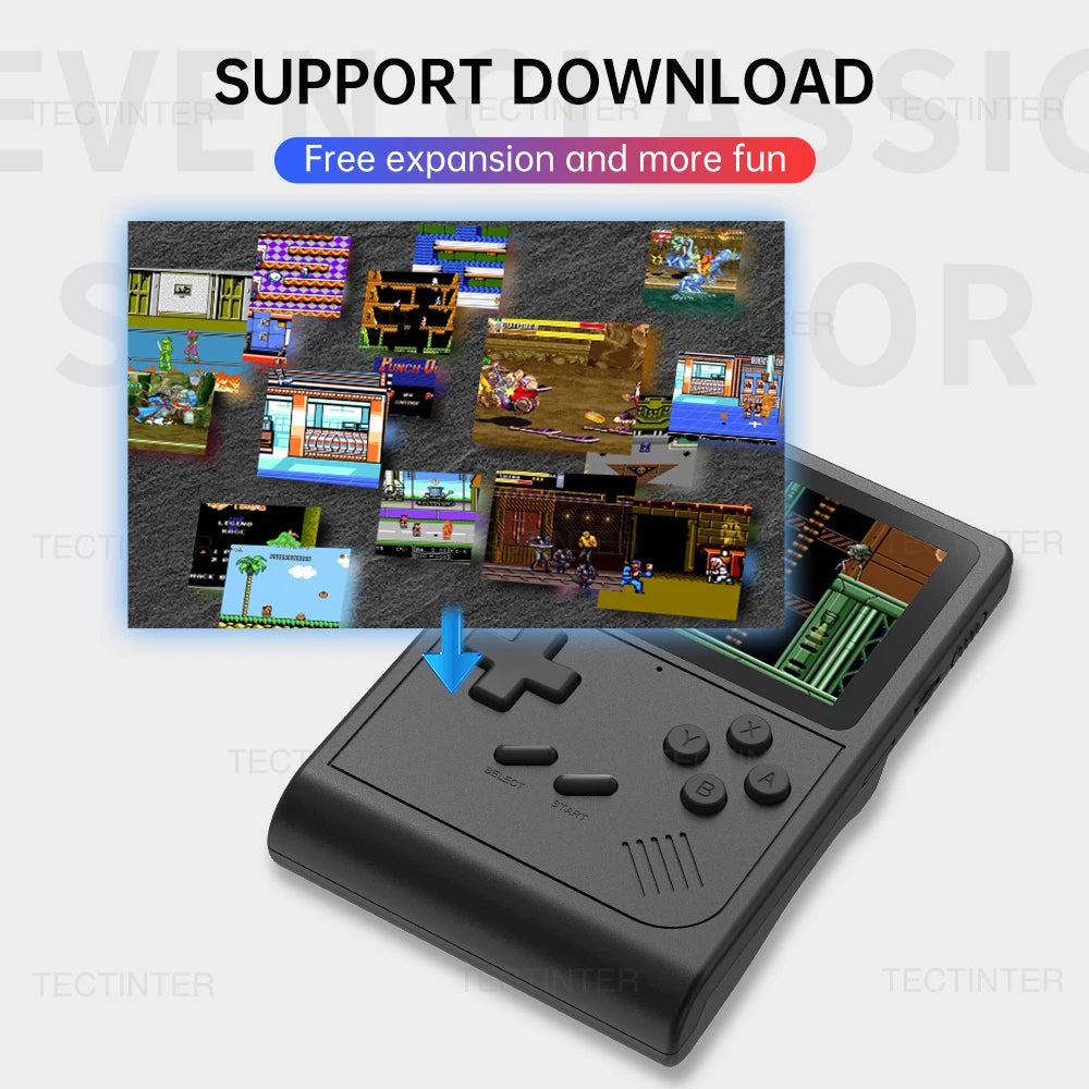 GB300 lecteur de jeu Portable 3.0 pouces écran TV Console de jeu vidéo sortie AV Console de jeu rétro intégré 8G 6000 + jeux