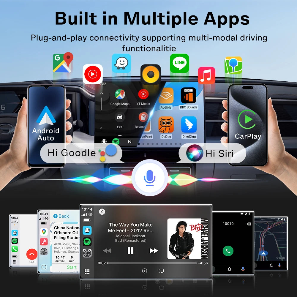 CarlinKit Mini adaptateur CarPlay sans fil 2025 nouveau Dongle sans fil Android Auto Wifi 5.8G boîte de connexion automatique prise en charge Spotify musique
