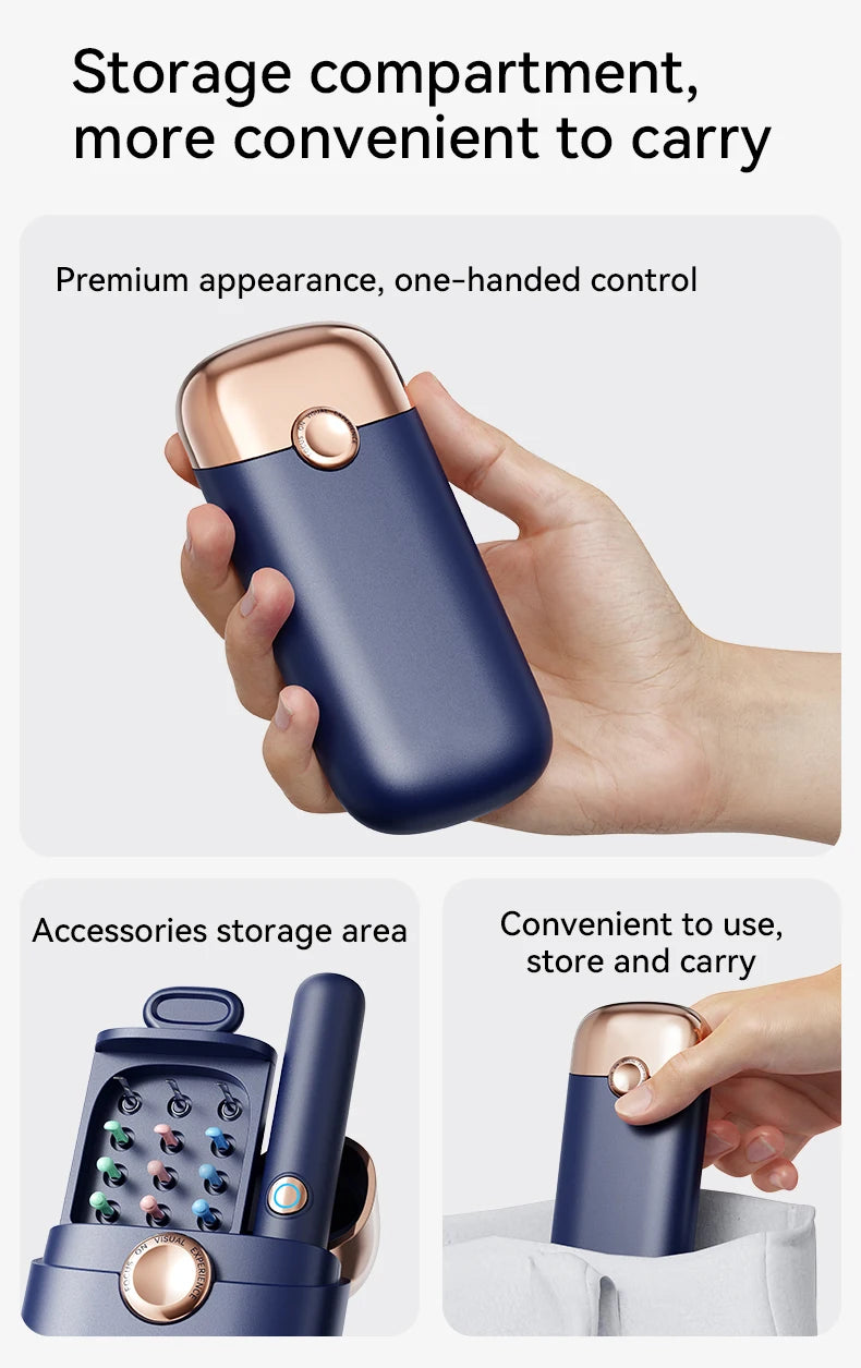 Nettoyeur de cire d'oreille visuel intelligent amélioré avec caméra, Endoscope HD 800W, outil de nettoyage visuel multifonctionnel d'oreille, comprend un stockage